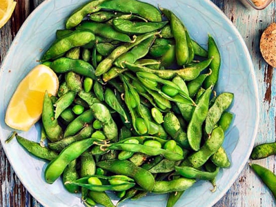 Edamame with Sea Salt
